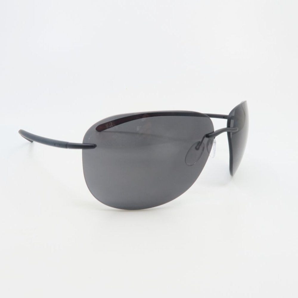 Silhouette BAYSIDE 8729 75 9140 Black/Black Dark Grey Polarized New Sunglasses. - Picture 3 of 10